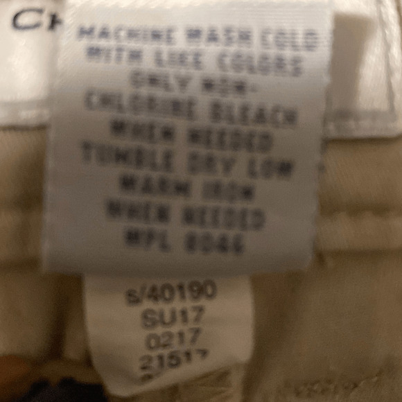 Charter Club Khaki Beige Flat Front Mid-Rise Casual Stretch Chino Shorts Size 10 - Picture 9 of 9